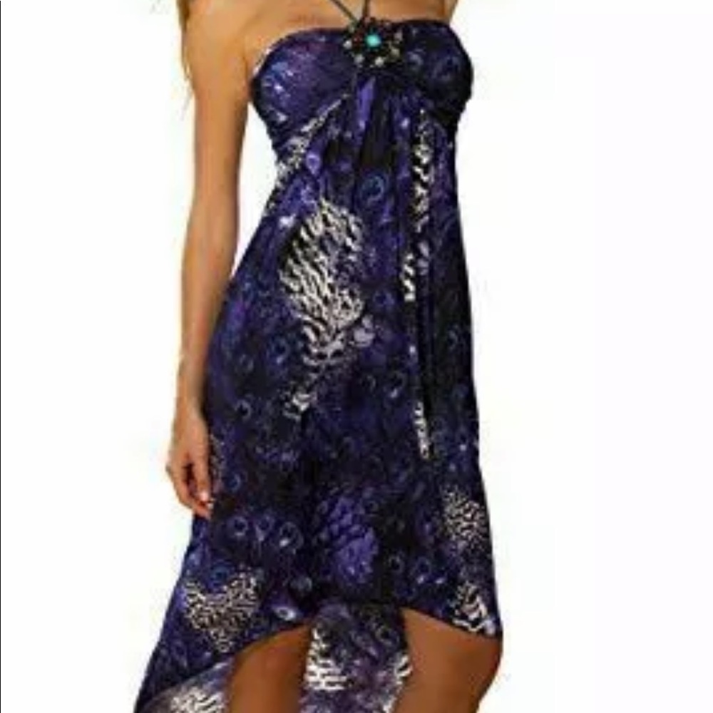 Ingear Peakcot print high low dress